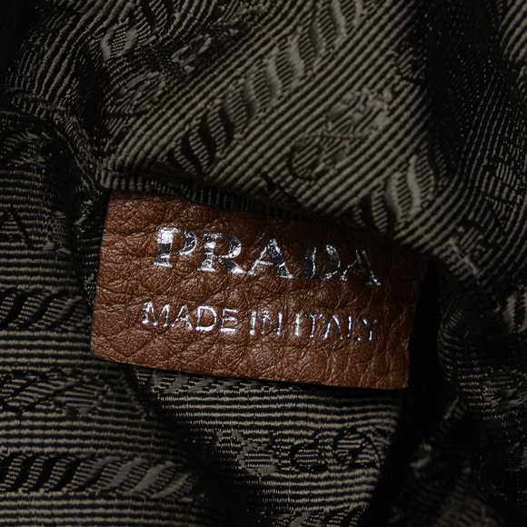 PRADA Embossed Logo Bowler Bag - Picture 7 of 11